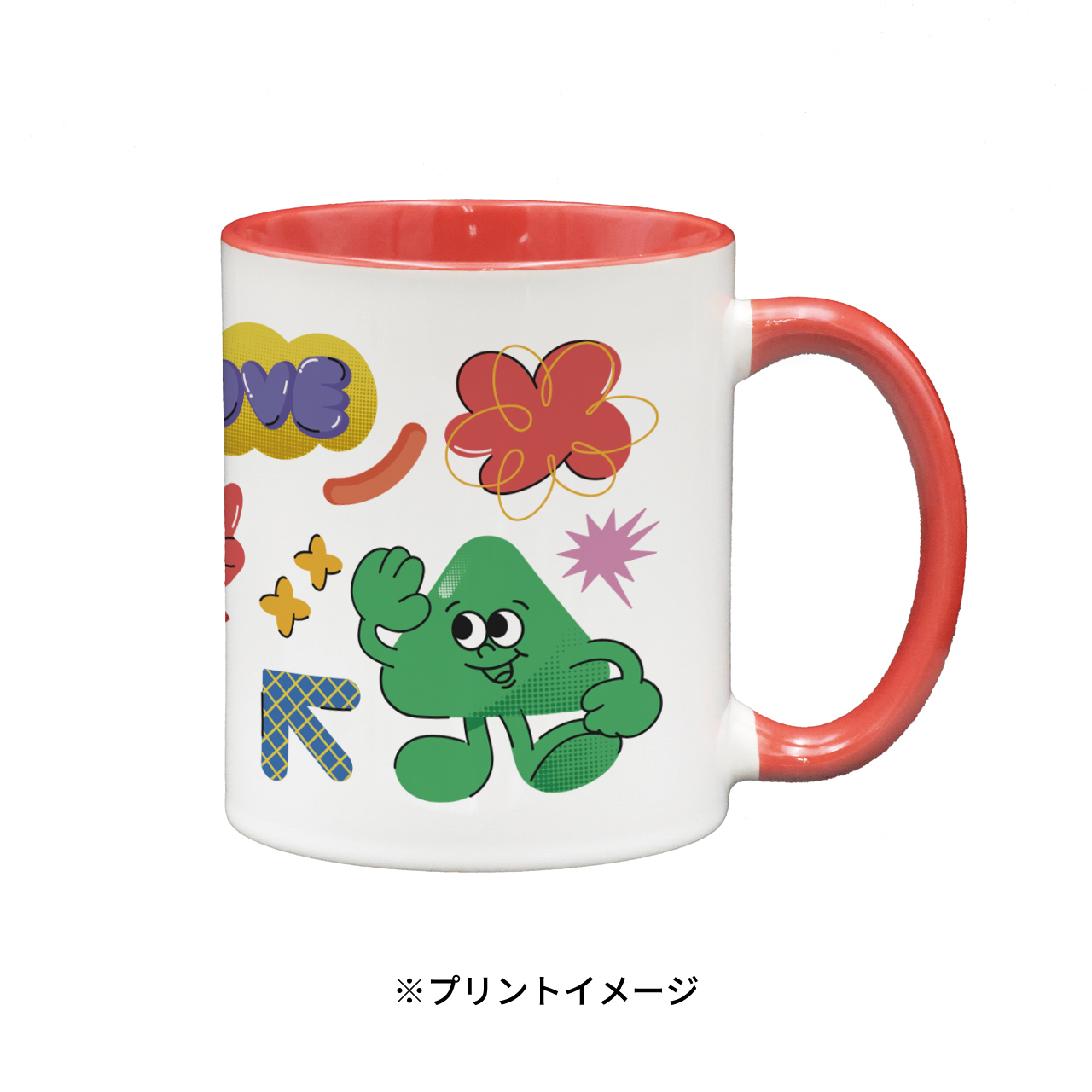 マグカップ 2トーンハンドル