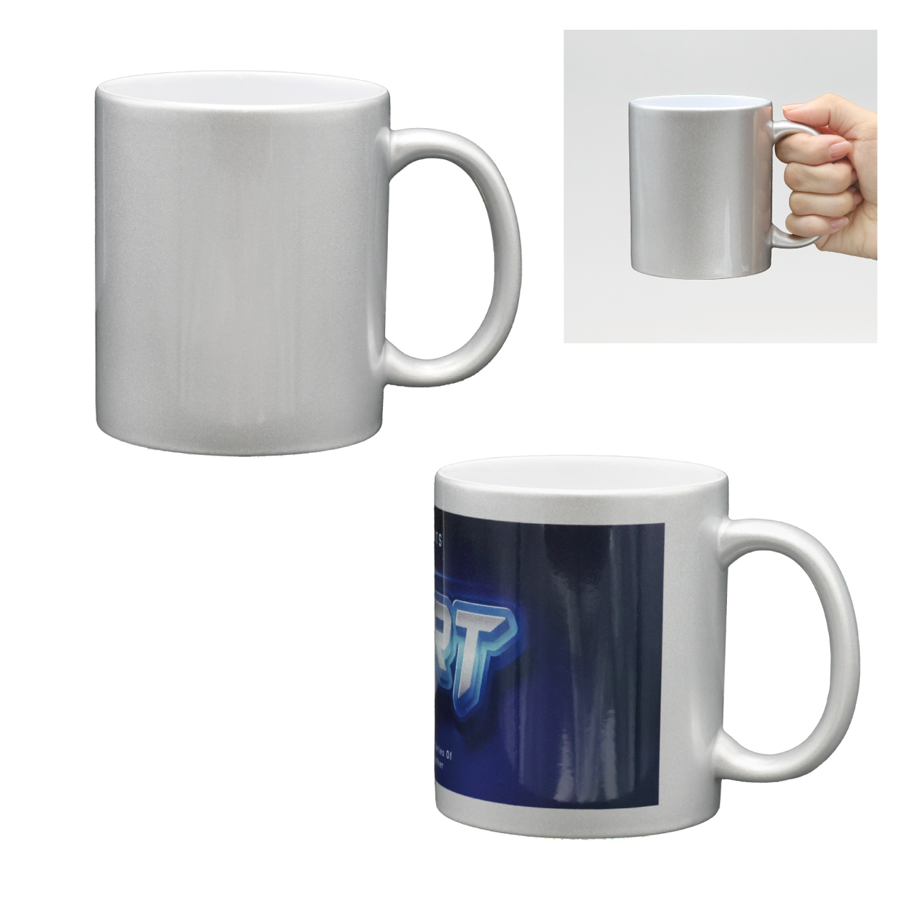 マグカップ　シルバー