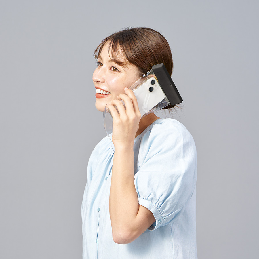 モバイルウォータープルーフポーチ6.9インチ(クリップ全面印刷対応)