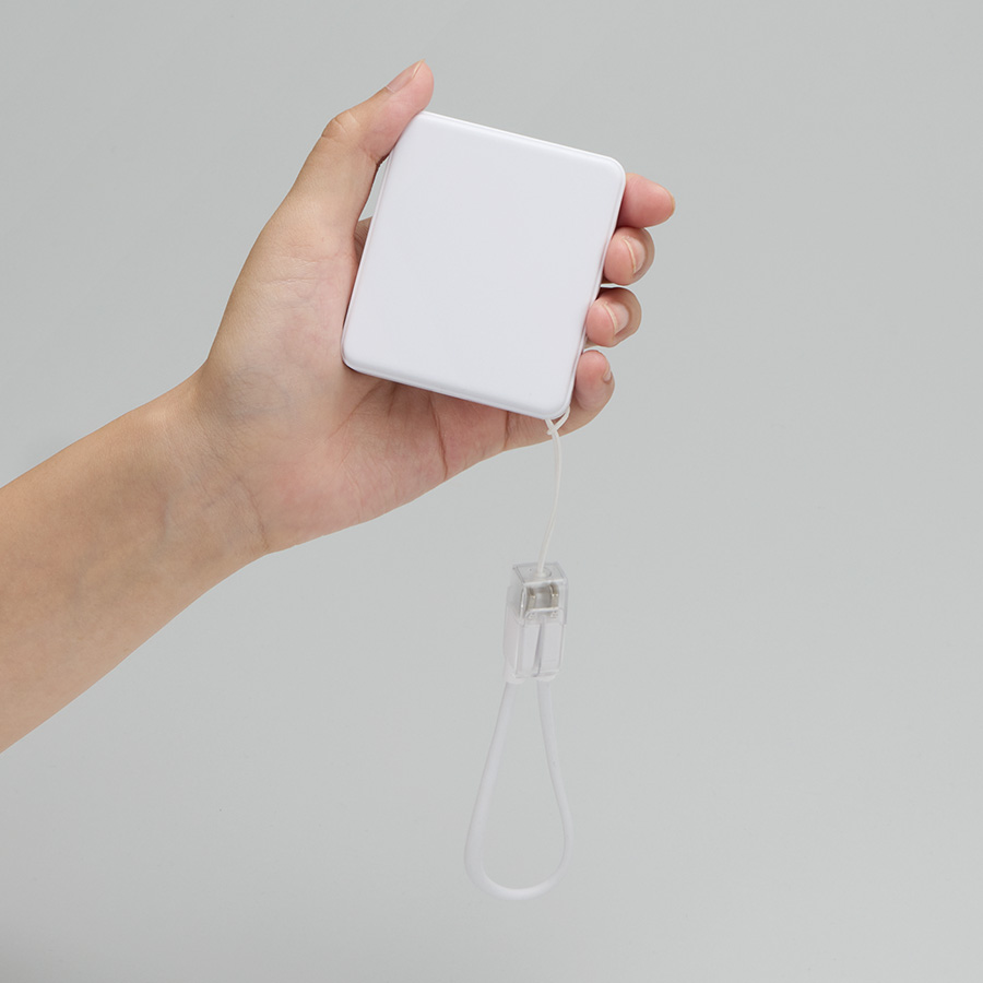 PD急速充電コードストラップ付モバイルチャージャー5000(全面印刷対応)