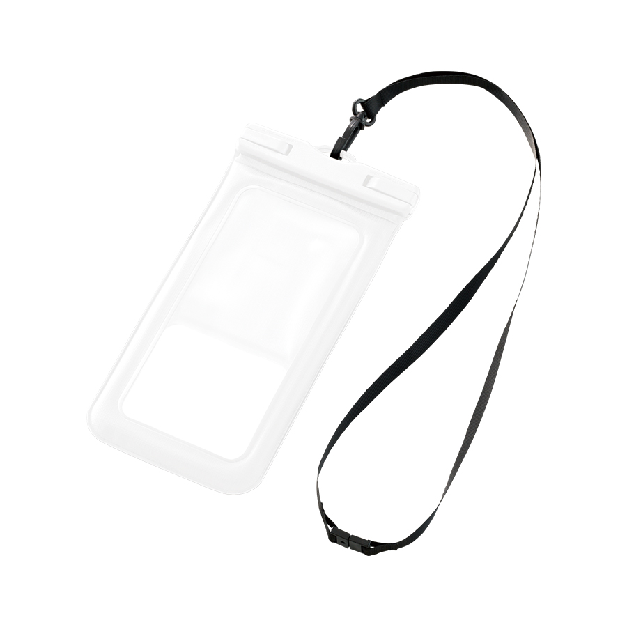 水に浮くモバイルウォータープルーフポーチ