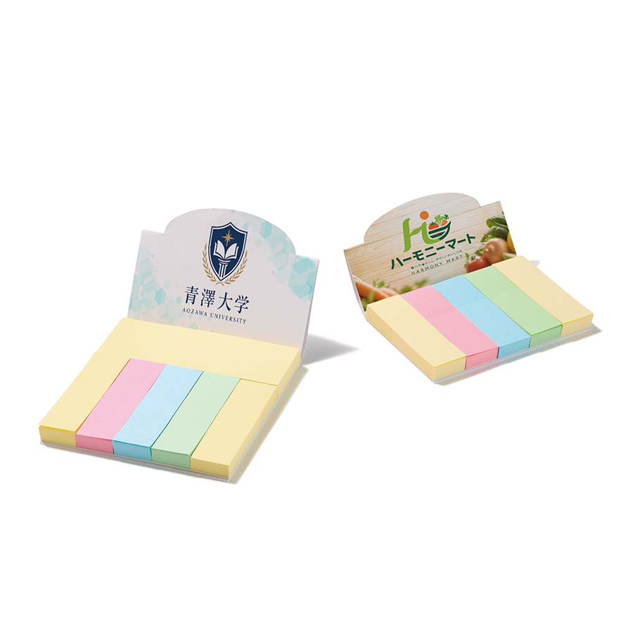 【プリント必須商品】カスタムデザイン付箋セット(M) スタンド
