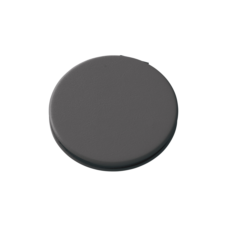 全面印刷できる合皮コンパクトミラー ラウンド(両面対応)