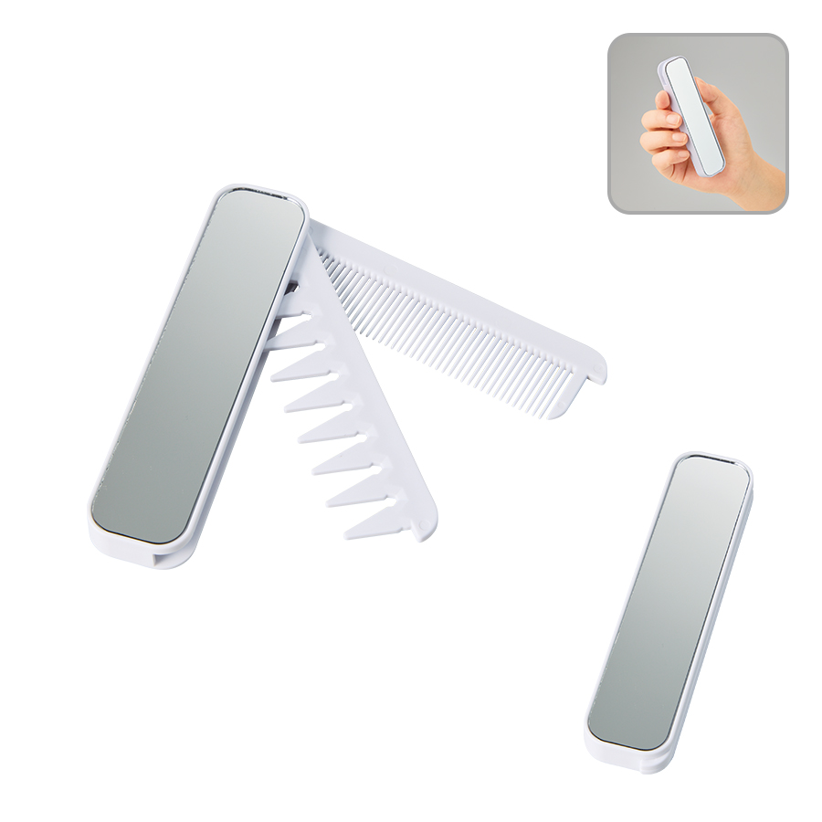 折りたたみツインコーム（ミラー付）