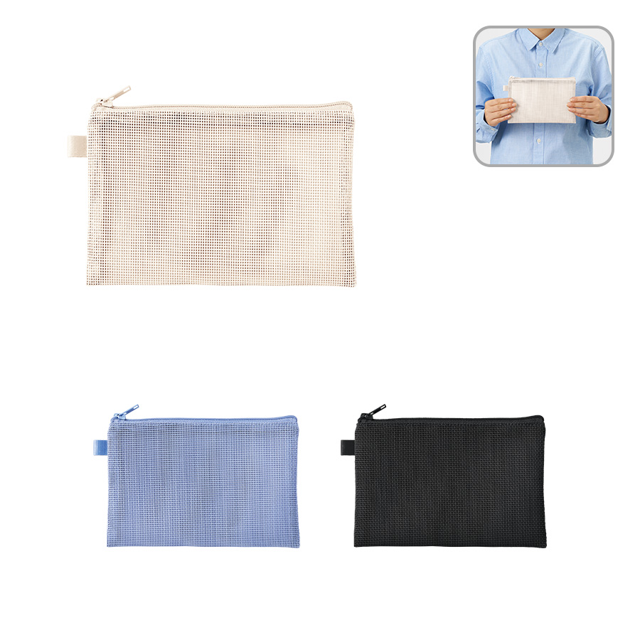 ハードメッシュフラットポーチ（S）