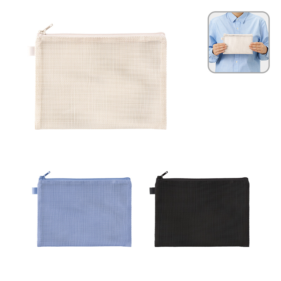 ハードメッシュフラットポーチ（M）