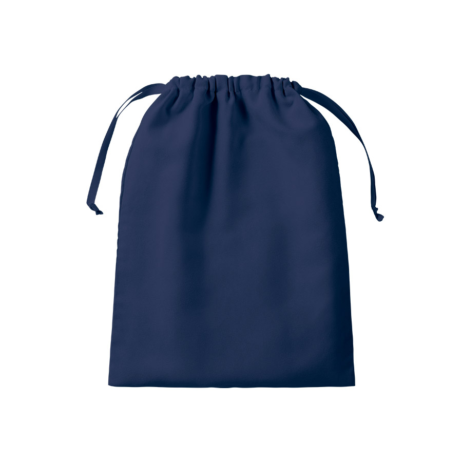 スウェード風巾着(L)