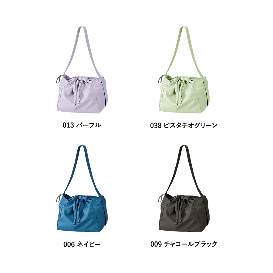 クルリトコンパクトクーラー巾着ショルダーバッグ