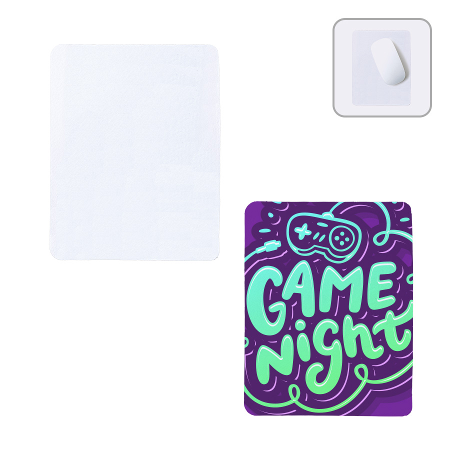 ソフトマウスパッド　スクエア　ホワイト