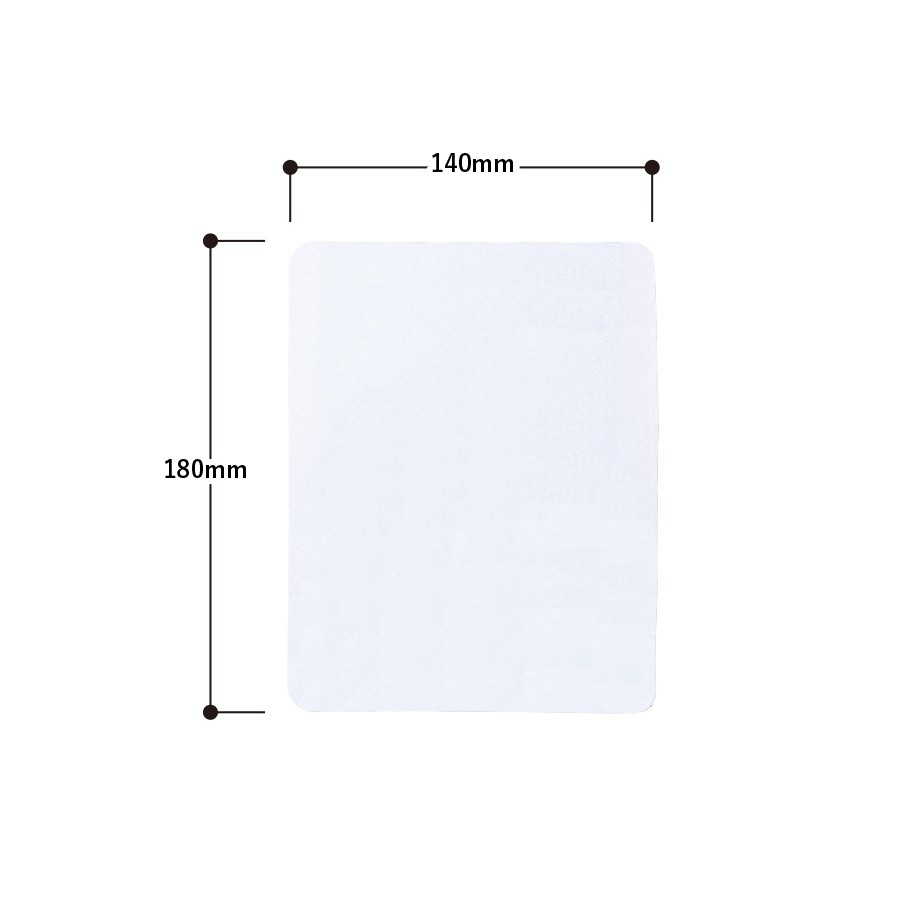 ソフトマウスパッド スクエア ホワイト