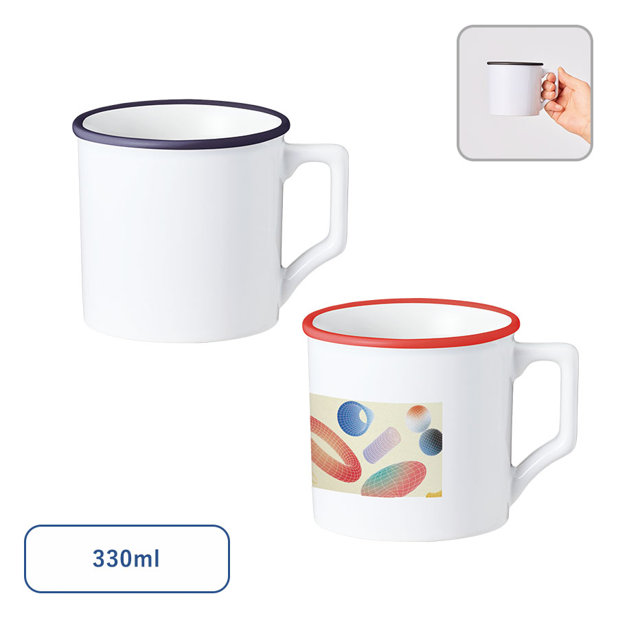 陶器マグストレート　ラウンドリップ（Ｍ）