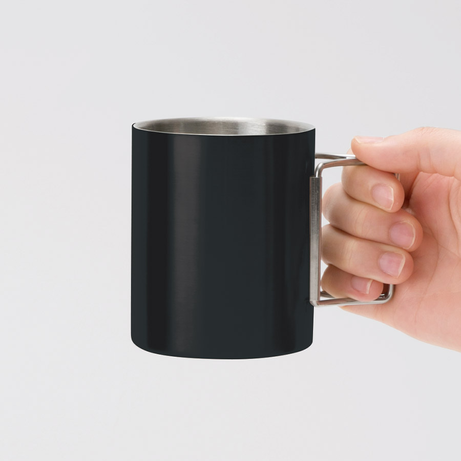 折りたたみハンドルステンレスマグ ver.2