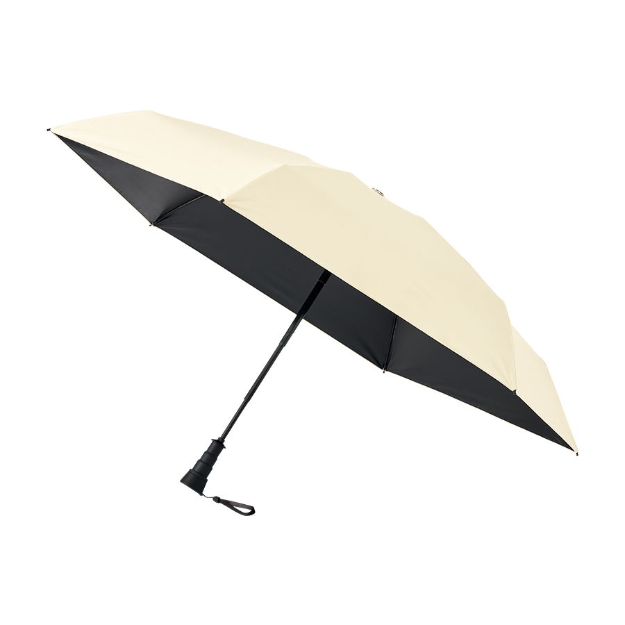 のびるハンドル5段遮光折りたたみ傘