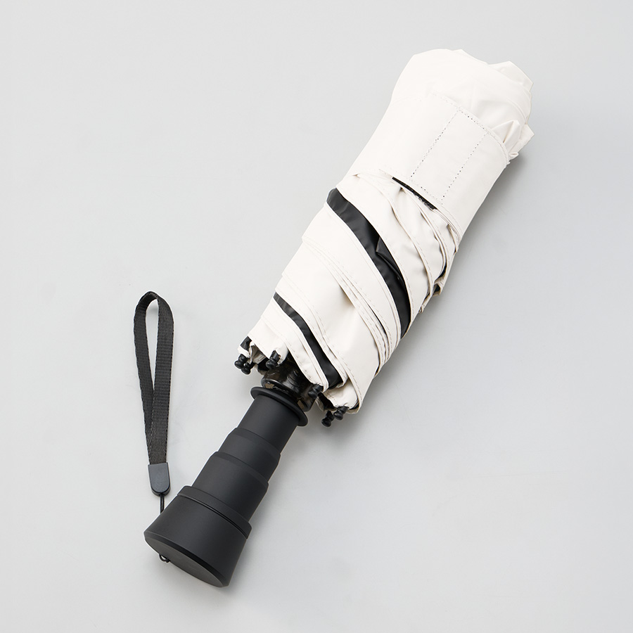 のびるハンドル5段遮光折りたたみ傘