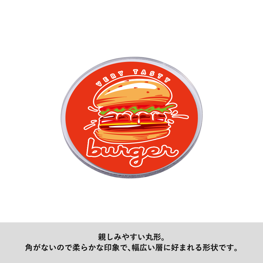 アクリルマグネット ラウンド