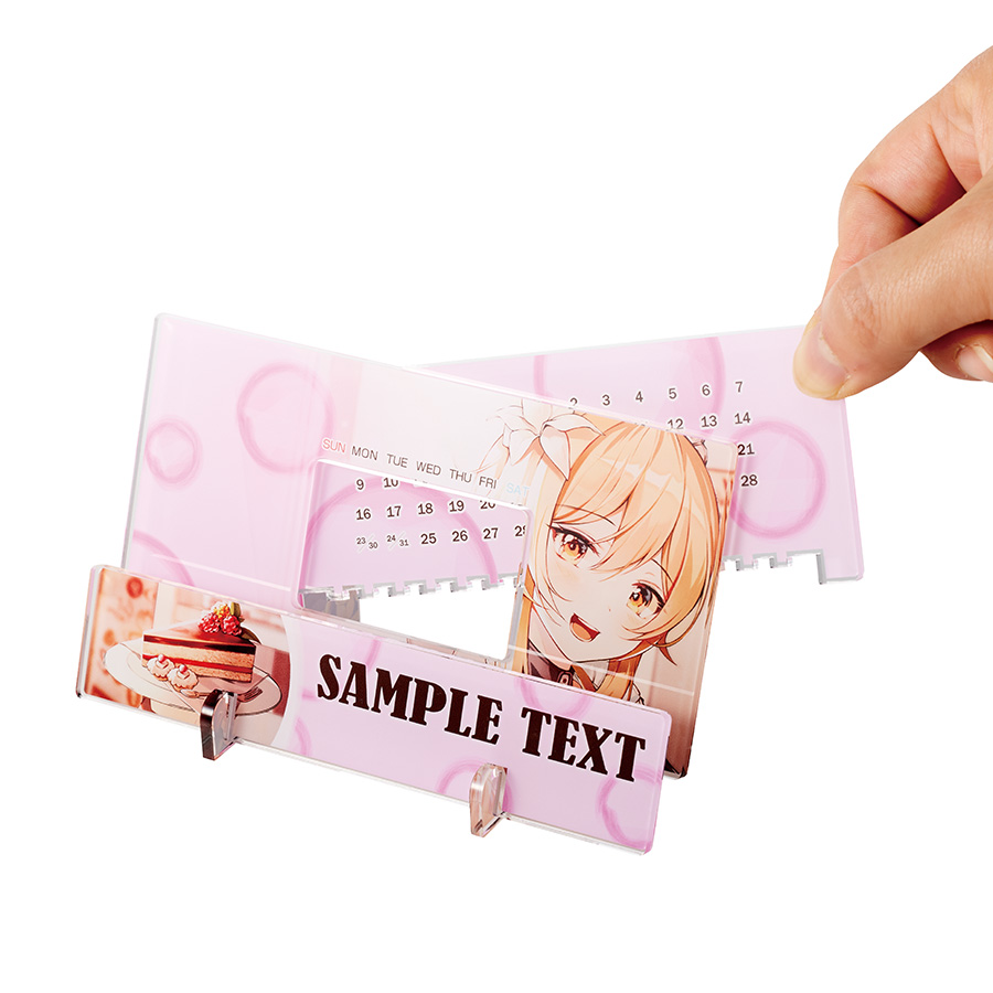 アクリル卓上カレンダー