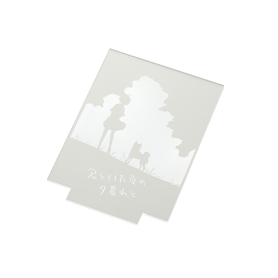 アクリルライトスタンド六角用プレートL 3mm×2枚 クリア