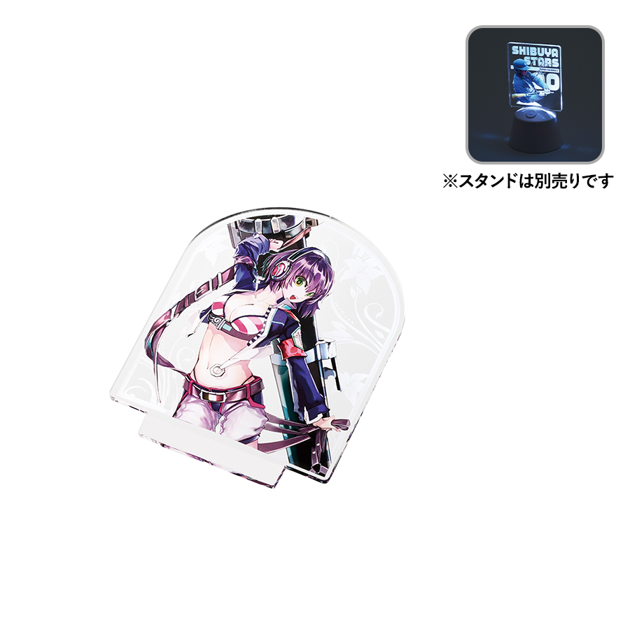 アクリルライティングスタンド　ラウンド用プレート